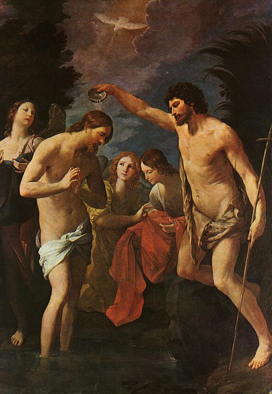 Guido Reni Baptism of Christ oil painting image